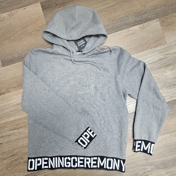 BNWT Opening Ceremony French terry hoodie, sz M - Picture 3 of 6